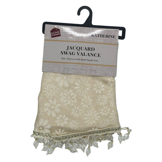 Cenefa Home Elegance Katherine Con Rod Pocket 47" x 37" - Beige