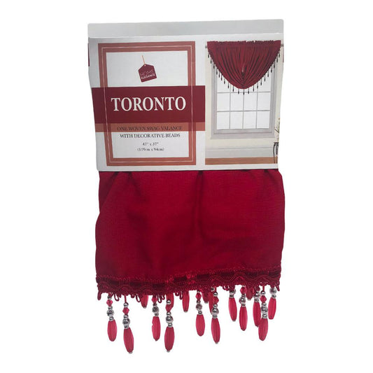 Cenefa Toronto Home Elegance 47" X 37" - Rojo