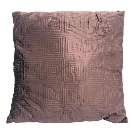 Cojín Decorativo Home Elegance Vienna 43 cm x 43 cm - Chocolate Oscuro