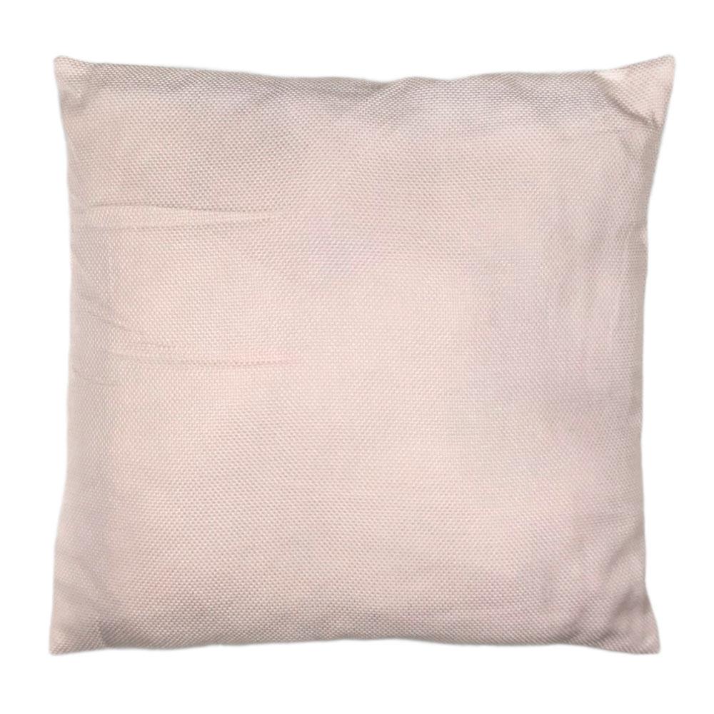 Cojín Decorativo Home Yute de 26" x 26" - Rosa Claro