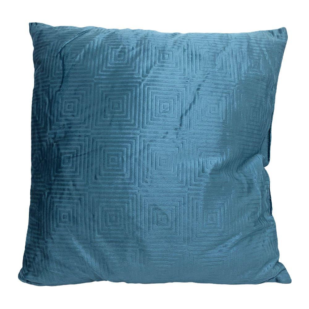Cojín Decorativo Home Elegance Vienna 43 cm x 43 cm - Aguamarina Oscuro