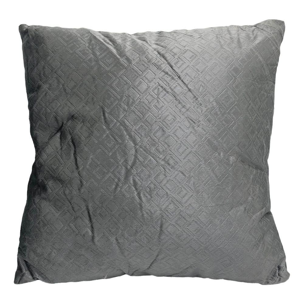 Cojín Decorativo Home Elegance Moscow 17" x 17" - Gris Claro