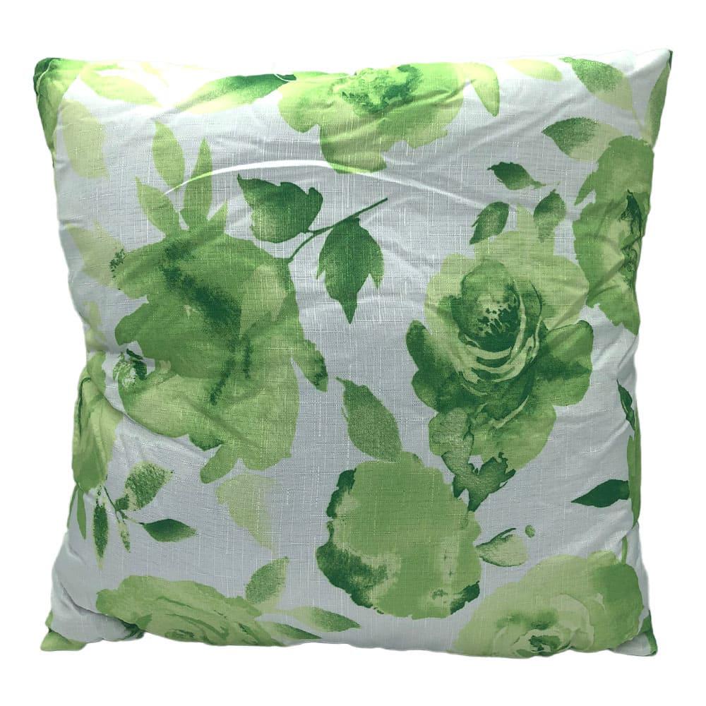 Cojín Decorativo Home Elegance Hawaii Estampado 17" x 17" - Lima Oscuro