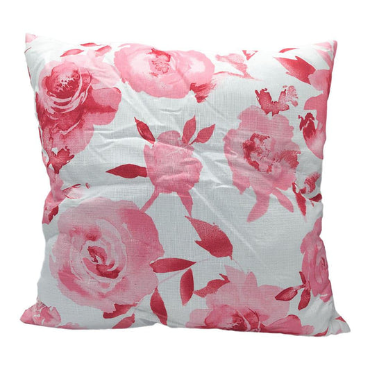 Cojín Decorativo Home Elegance Hawaii Estampado 17" x 17" - Rojo