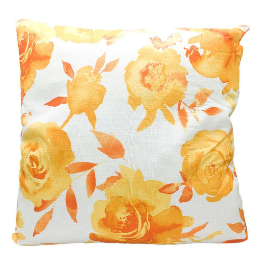 Cojín Decorativo Home Elegance Hawaii Estampado 17" x 17" - Naranja Claro