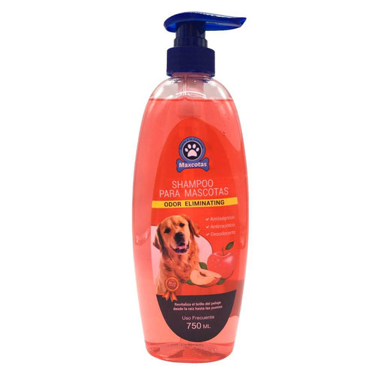 Shampoo para Mascotas Maxcotas Manzana Roja Grande