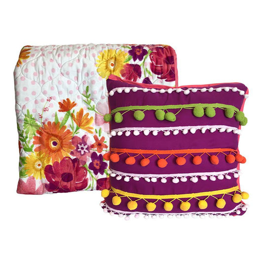 Comforter Better Homes & Gardens Floral Twin 3 Piezas