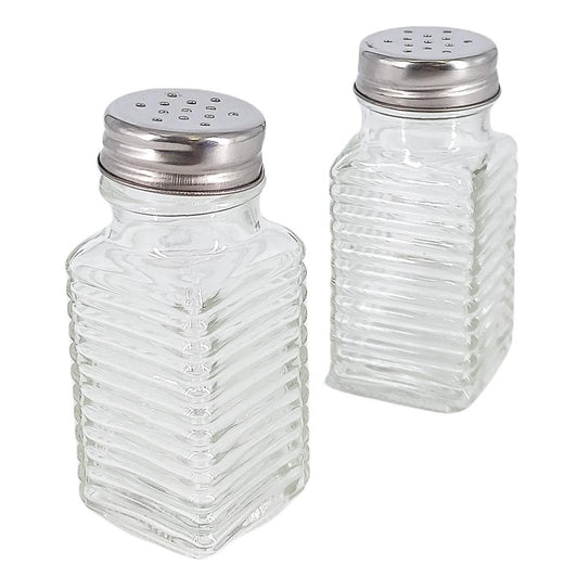 Salero y Pimentero Home Elegance de Vidrio Set de 2 Piezas