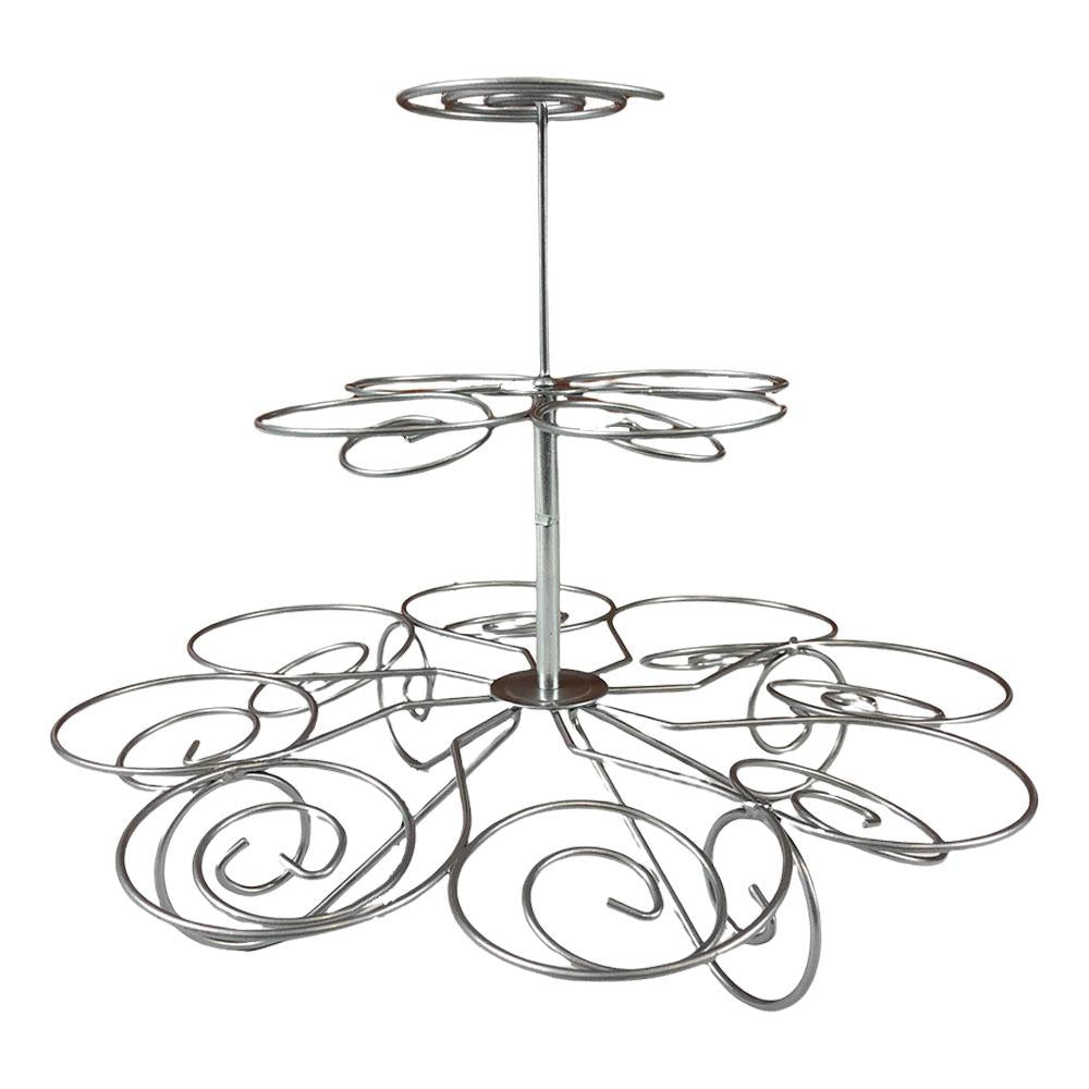 Porta Cupcake de Metal Home Elegance 3 Niveles