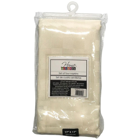 Set de Servilletas de Tela Home Accents 17" x 17"