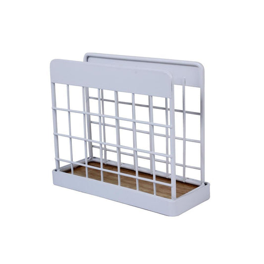 Servilletero Concepts Blanco 6"x5" de Metal