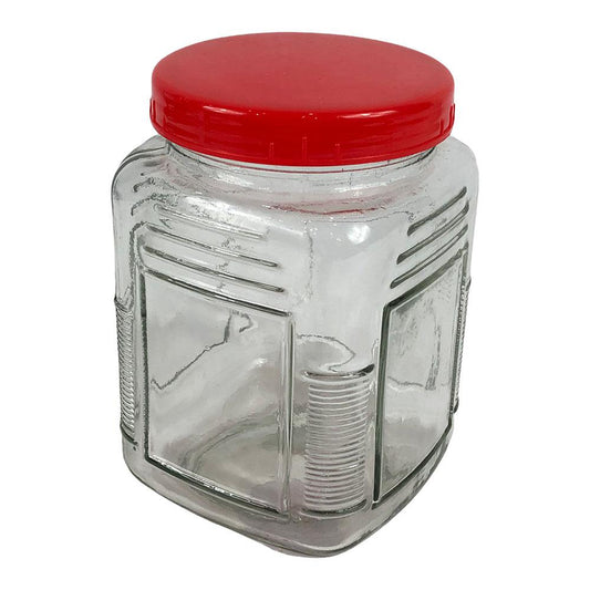 Canister de Vidrio Home Elegance Con Tapa Plástica 13 cm x 19 cm