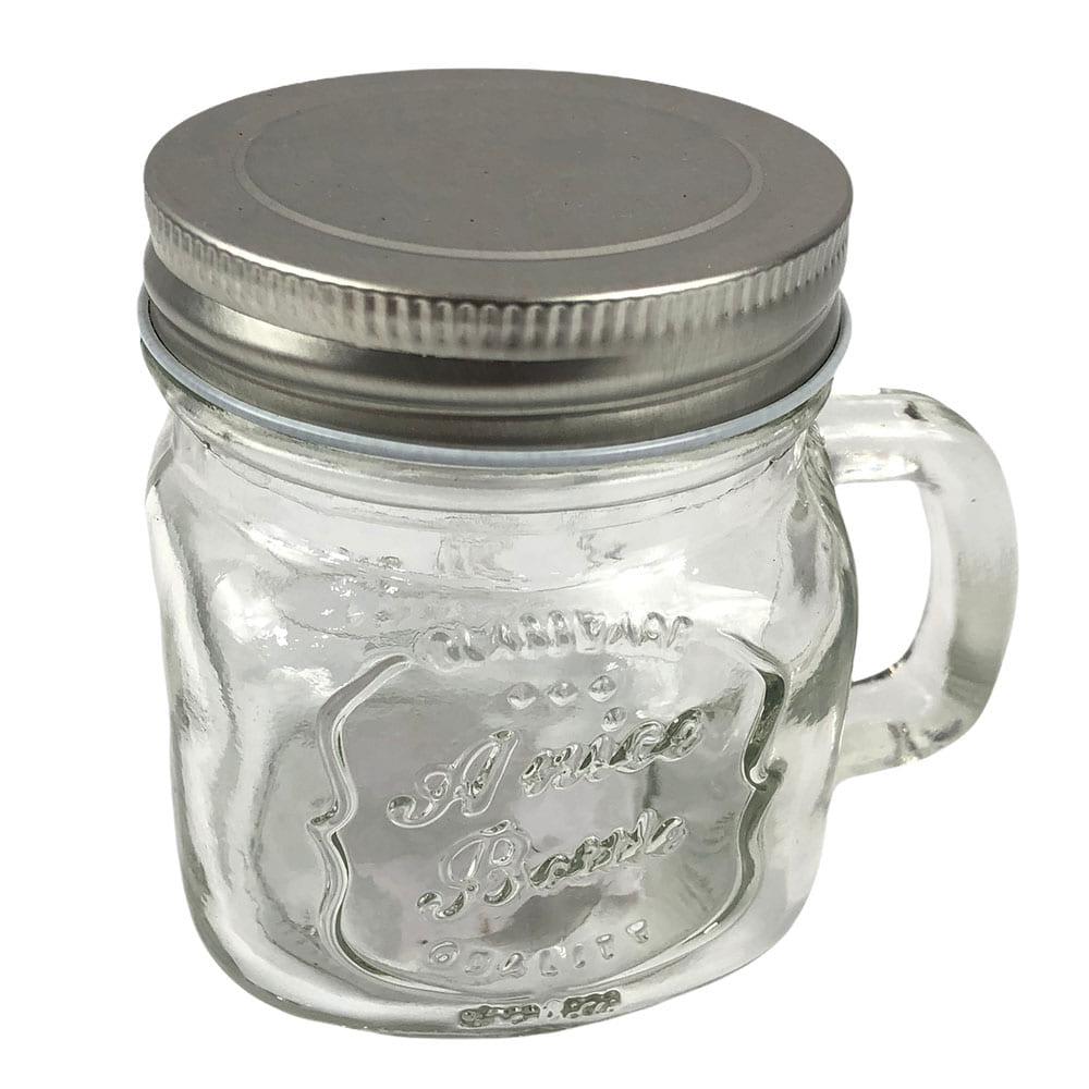 Canister de Vidrio Con Tapa Home Elegance 9 cm x 7.5 cm