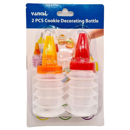 Dispensador Para Repostería Plastico Home Elegance 2 Piezas
