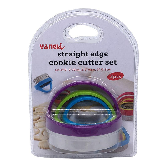 Cortador de Galletas Home Elegance de Metal 3 Piezas