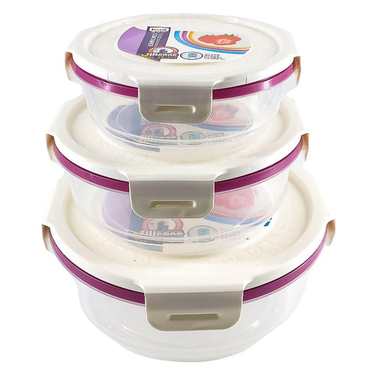 Envases Plásticos Home Elegance 3 Piezas