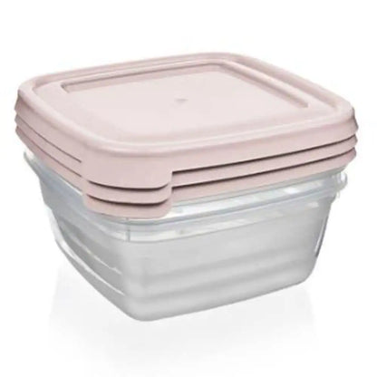 Set de Envases Plásticos Bager Plastik 3 Piezas - Surtido