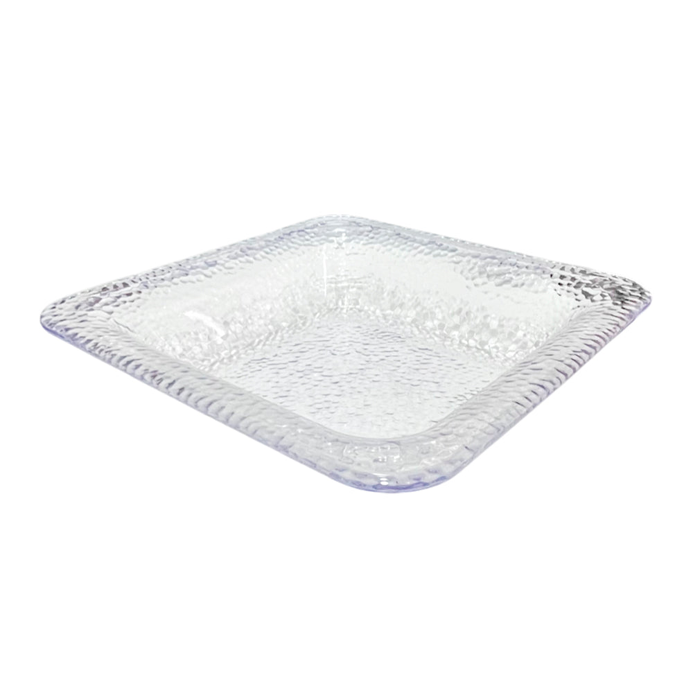Bowl Plastico Lillian Cuadrado / 110 Onzas / Clear
