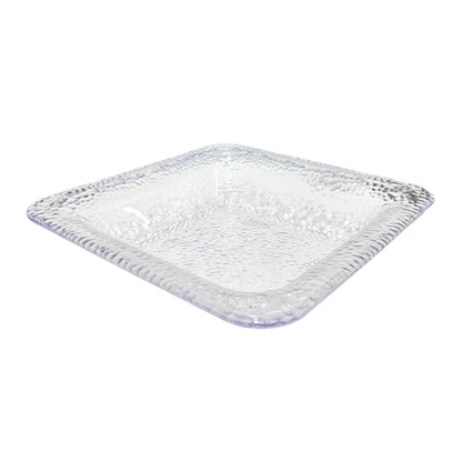 Bowl Plastico Lillian Cuadrado / 110 Onzas / Clear