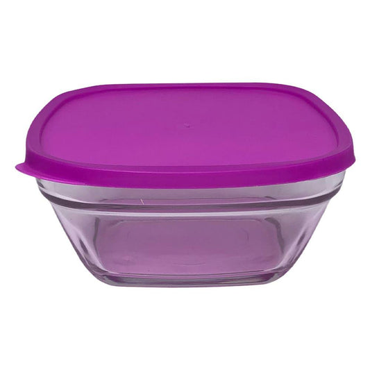 Envase de Vidrio Homestar Cuadrado de 650 ml