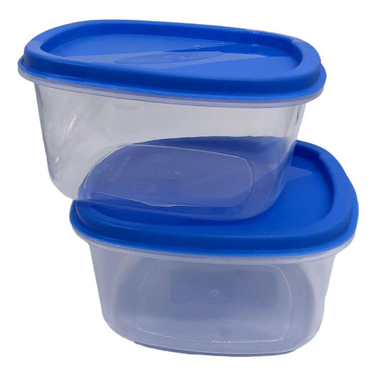 Envases Plástico Princeware Con Tapa Set 2 Piezas de 650 ml - Surtido