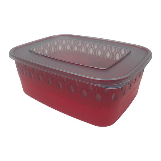 Envase Rectangular Qlux de Plástico - Surtido