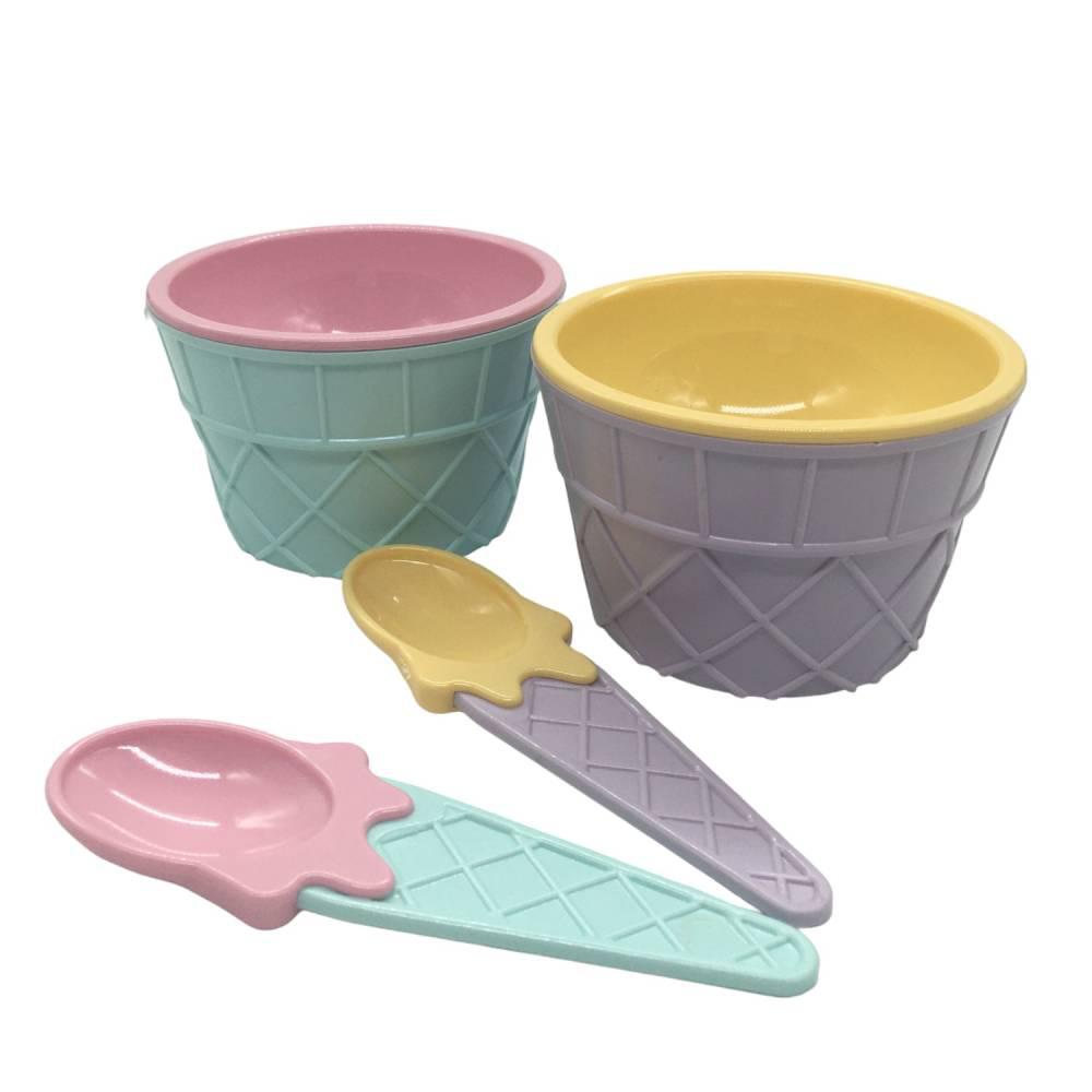 Envase Para Helado Qlux Con Accesorios