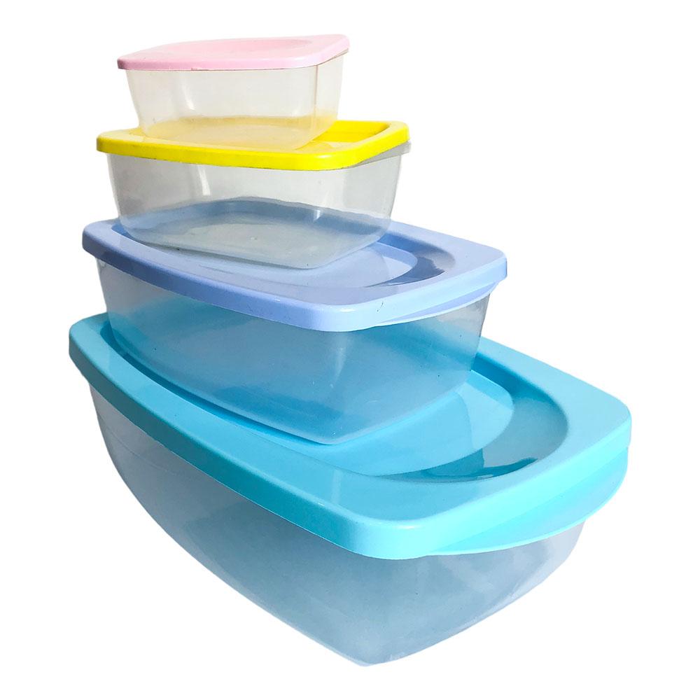 Envase Plástico Home Set de 4 Piezas - Surtido