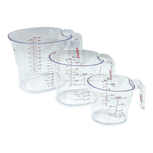 Set de Tazas Para Medir Diamond Home de Acrílico 3 Piezas