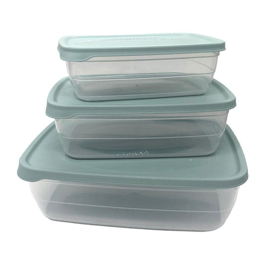 Set de Envases Plásticos Hobby Life Rectangular 3 Piezas