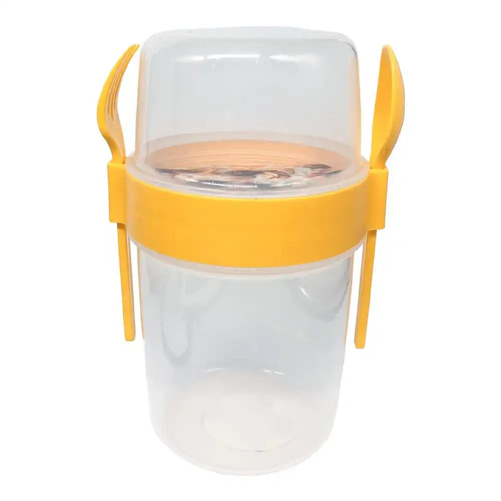 Envase Plástico Titiz 37 Oz Snacks C/Utensilios