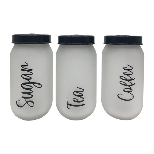 Set de Canister Herevin de Vidrio 3 Piezas