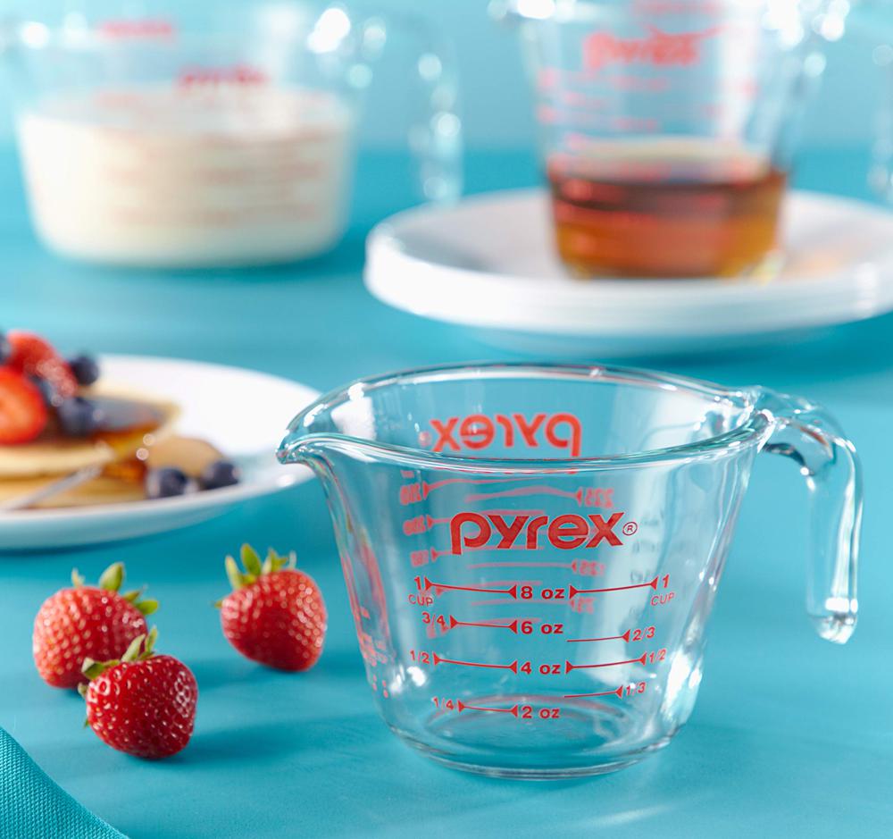 Taza Para Medir Pyrex de Vidrio 1 Taza