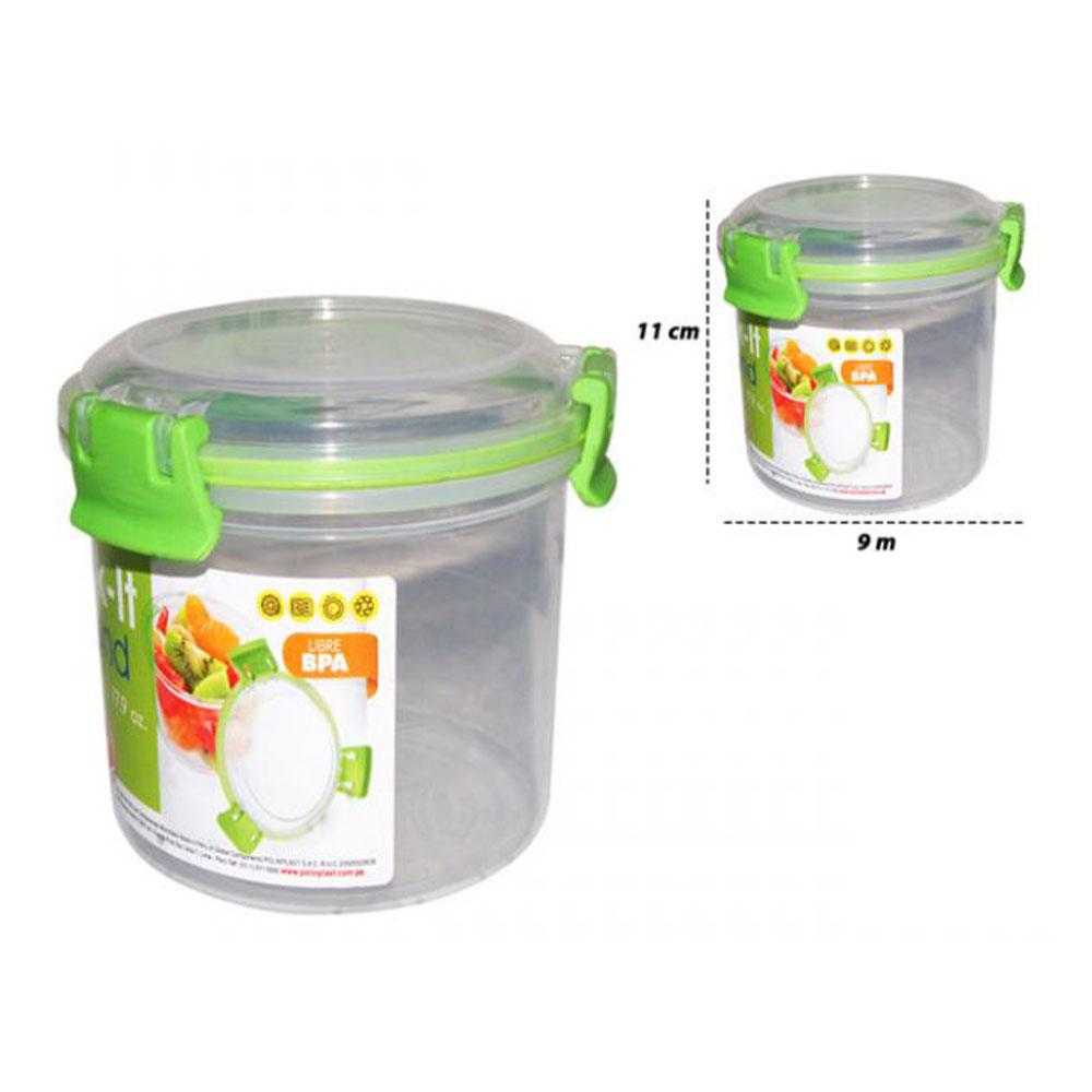 Envase Polinplast Lok-It Redondo Plástico -Surtido