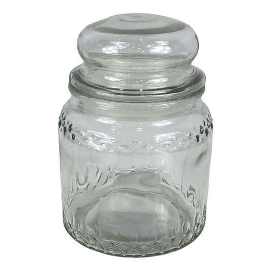 Canister de Vidrio Home Elegance Con Tapa 5.5" x 4"