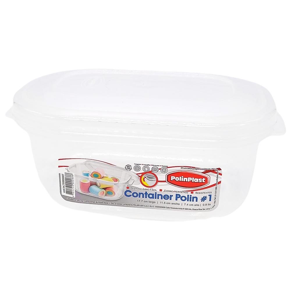 Envase Plástico Polinplast 0.8 L