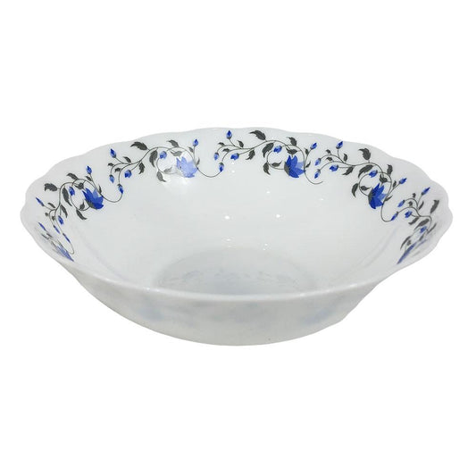 Plato Hondo de Vidrio Estampado Home Elegance