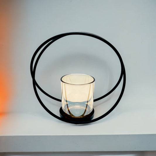 Candelabro Home Elegance de Vidrio y metal