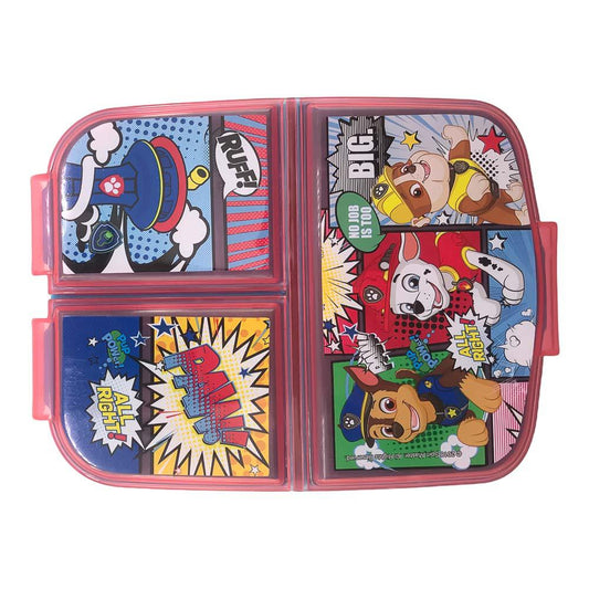 Envase Paw Patrol Plástico Con Divisiones