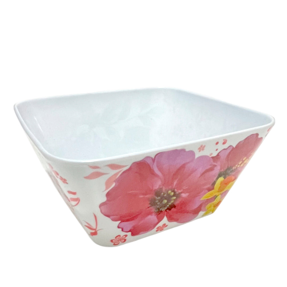 Bowl de Melamina 8" Four Seasons / Cuadrado / Flower