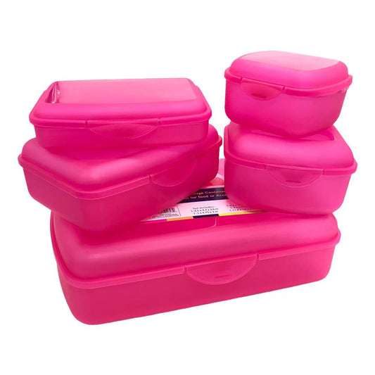 Set de Envases Plásticos Housewares 5 Piezas - Surtido