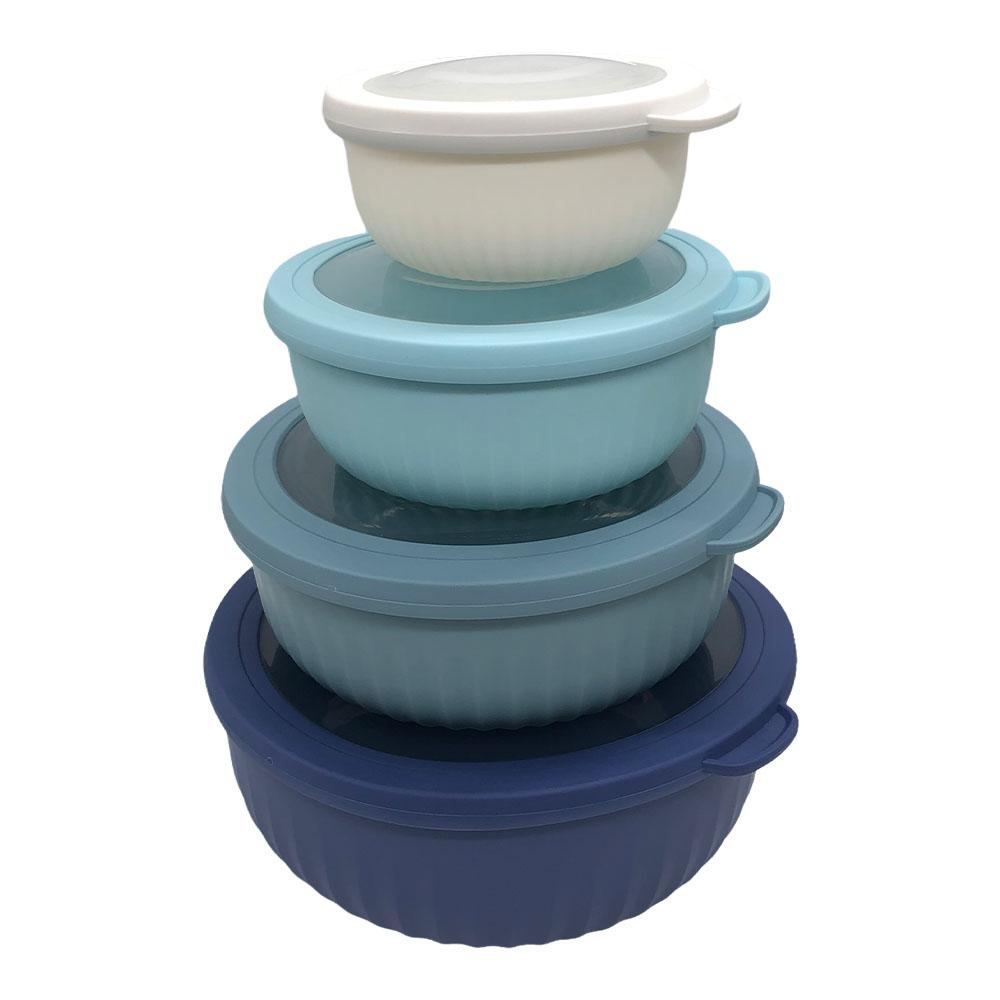 Set de Bowl Con Tapa Cook With Color de 8 Piezas