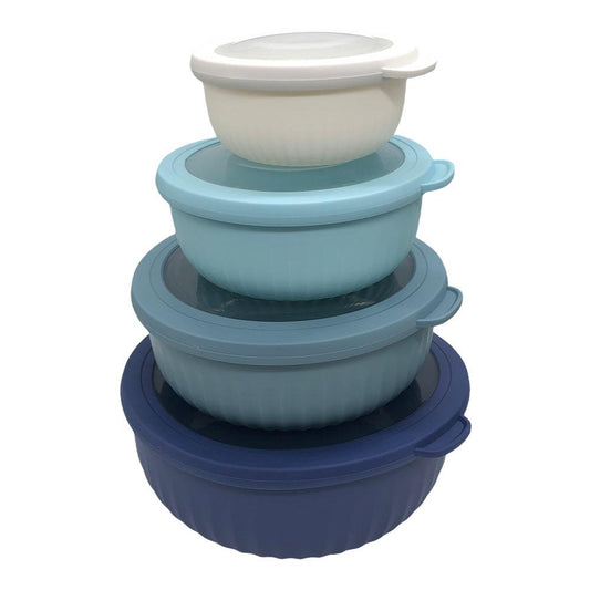 Set de Bowl Con Tapa Cook With Color de 8 Piezas