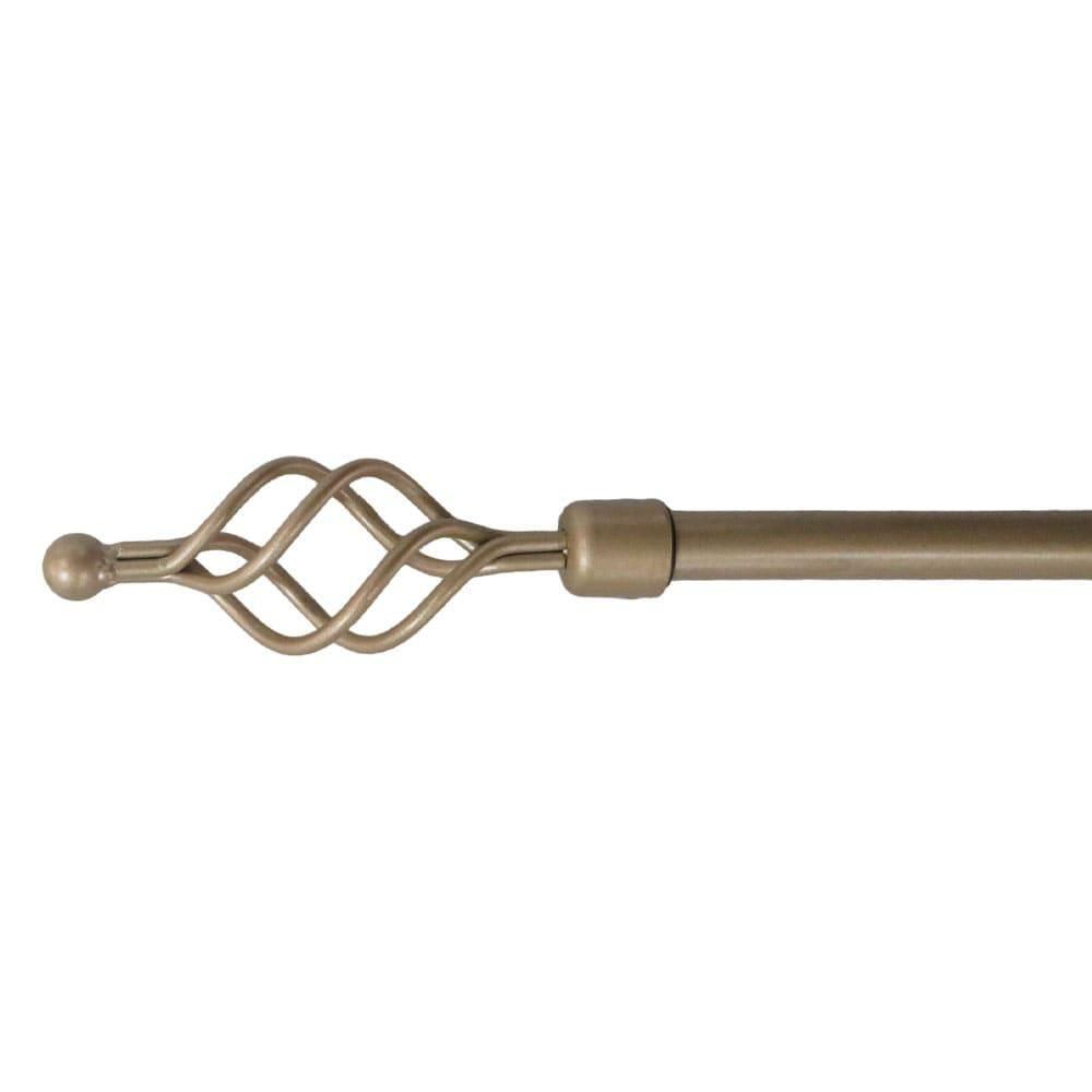 Cornisa Home Accents de Metal - Dorado - 48" - 84"