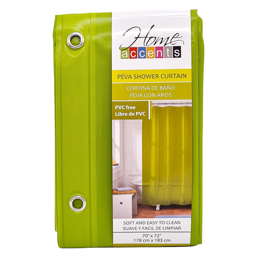 Cortina Para Baño Home Accents 70" x 72" - Verde Claro