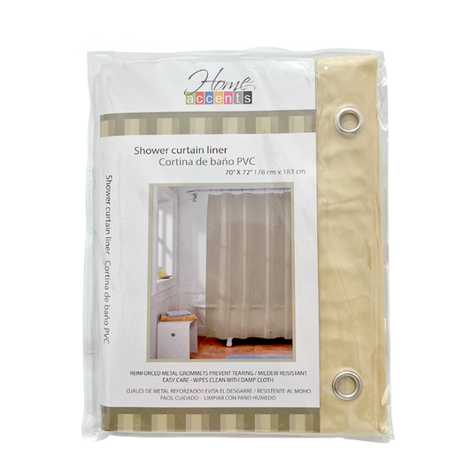Cortina de Baño PVC Home Accents 70” X 72”