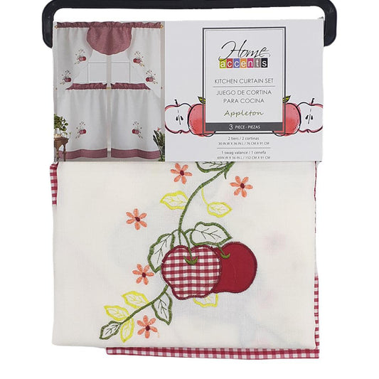 Cortina Para Cocina Home Accents de 3 Piezas