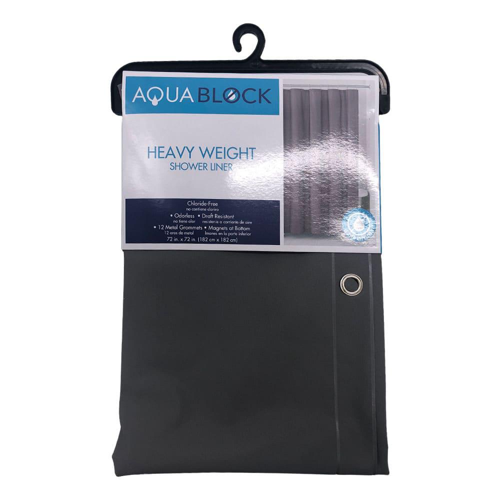 Cortina Para Baño Victoria Classics de Peva 72" x 72" - Gris Oscuro