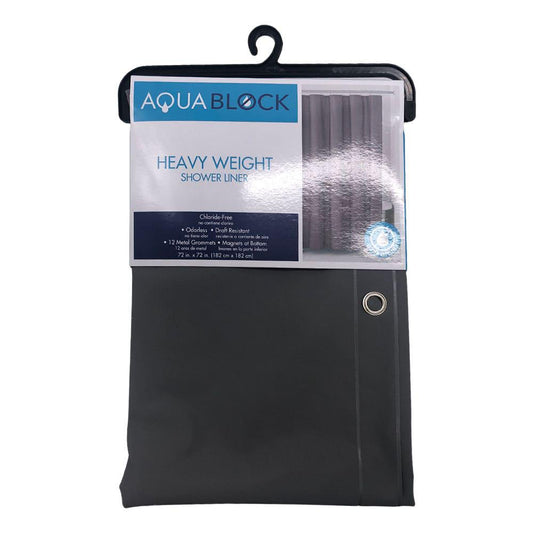 Cortina Para Baño Victoria Classics de Peva 72" x 72" - Gris Oscuro