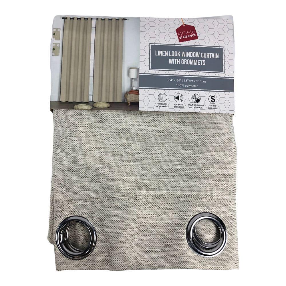 Cortina Home Elegance Blackout Con Aros 54" x 84"